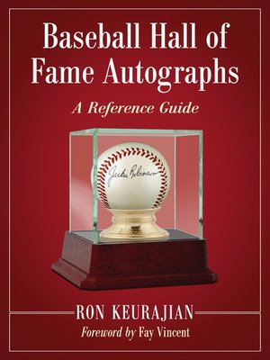 cover image of Baseball Hall of Fame Autographs